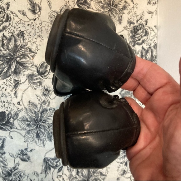 FITFLOP Sz 6 Twiss Crystal Sparkly Knot Leather  Ballet Flats Slip On Shoes - Picture 7 of 11